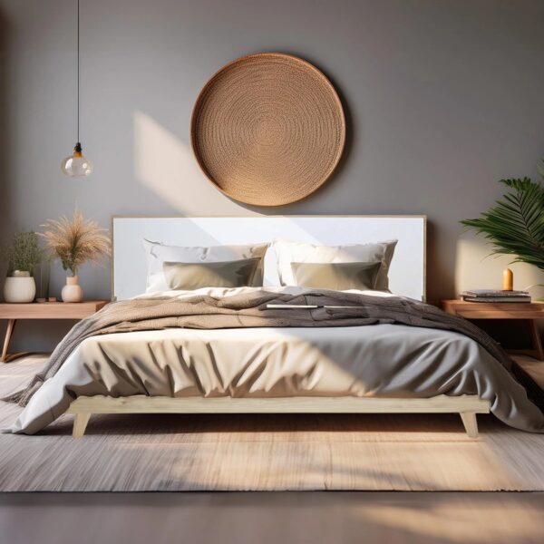 Cama Cardigan estilo Nordico  | King Size | Variedad de tamaños