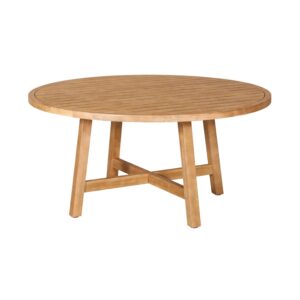Mesa Redonda de Comedor para Exterior Amstrong 150cm | Madera Acacia
