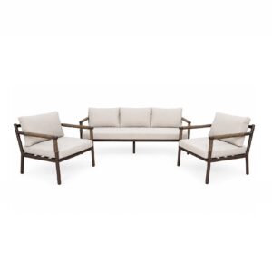 Sala Exterior Cardigans | Asiento Tejido | Estructura de acero