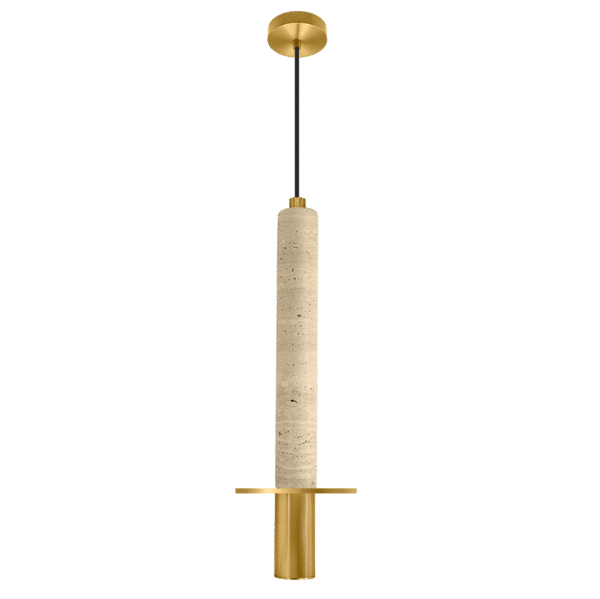 Lampara de techo ajustable piedra Dorada ILD3