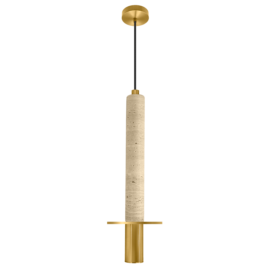 Lampara de techo ajustable piedra Dorada ILD3