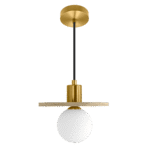 Lampara de techo ajustable piedra esfera DG9T
