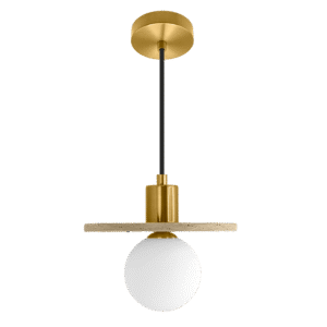 Lampara de techo ajustable piedra esfera DG9T