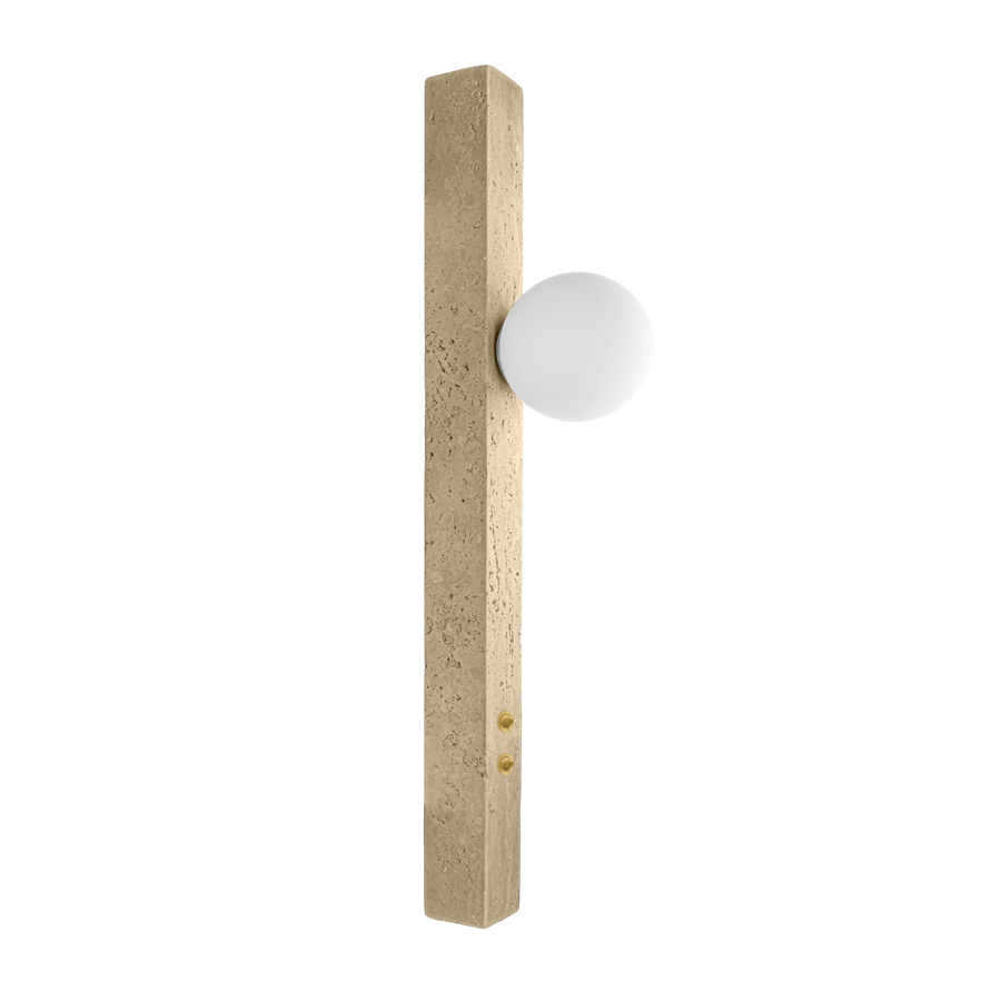 Lampara para muro - piedra Travretino 91TB