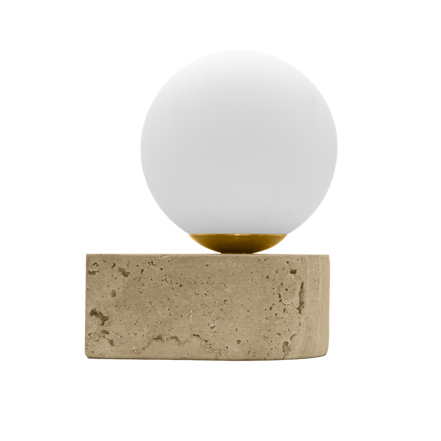 Lampara para muro – piedra Travretino vertical G9TB – ILUEURP1ESFG9TB PERFIL