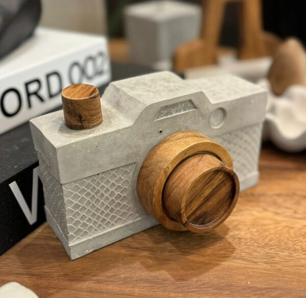 Cámara con Madera Concret